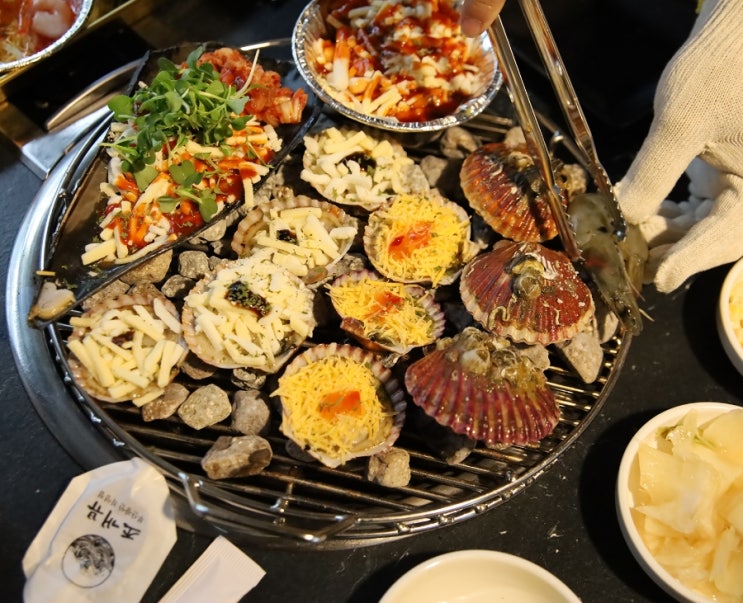  광안리 조개구이 무한리필 조개뷰 넘사벽 광안리 황금조개구이