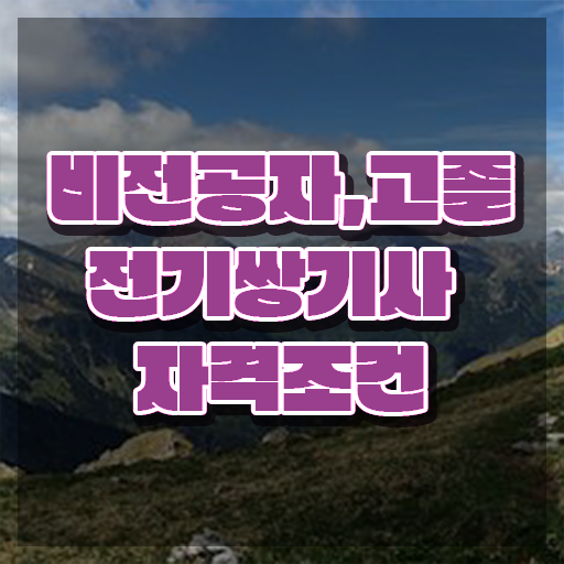  전기쌍기사 합격 전기쌍기사 응시자격 집에서 온라인으로 편하게 준비한 비법