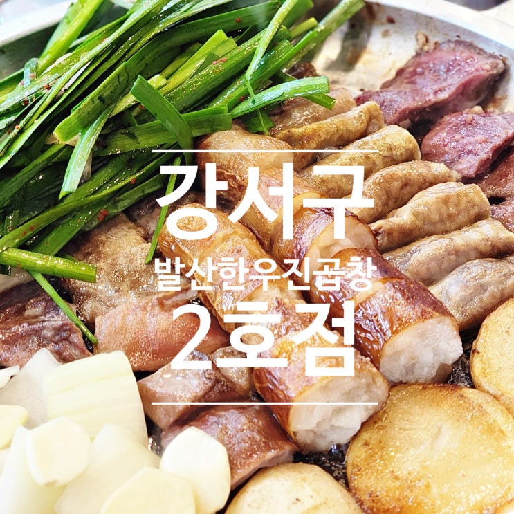  강서구 곱창 맛집 발산한우진곱창 2호점은 어떨까?