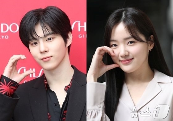<b>김우석</b>강나언, <b>열애 인정</b>…입대 D-11 '곰신 커플' 탄생 연인... 