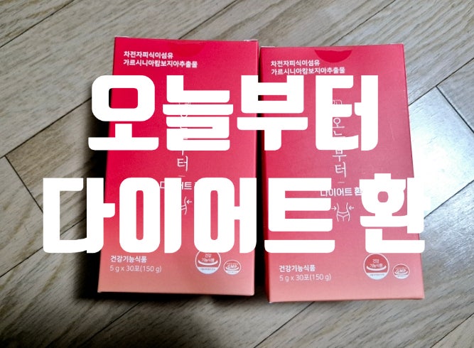  차전자피 식이섬유 '오늘부터 다이어트 환' 후기!!