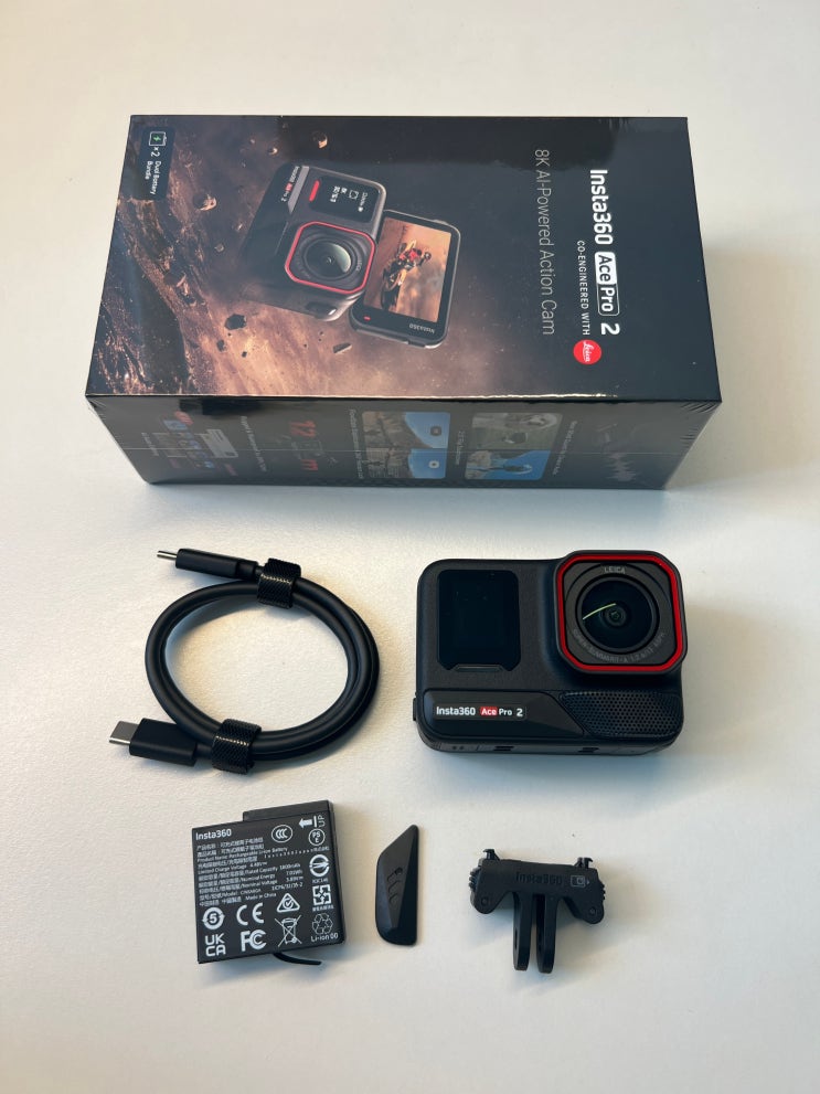  인스타360 에이스프로2(Insta360 Ace Pro2) 내돈내산 리뷰 - 초점거리 측정, 타임스탬프(timestamp) 추가