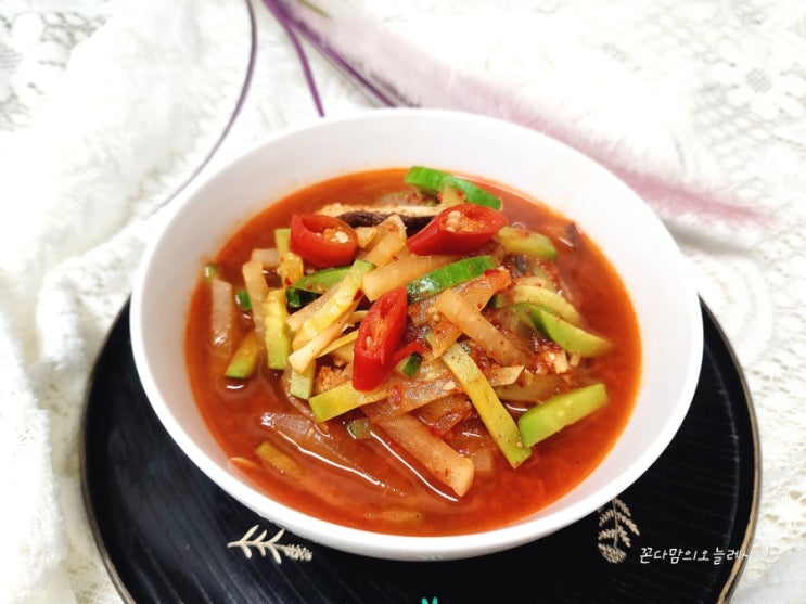  백패커2천원의아침밥 애호박찌개끓이는법 백종원애호박찌개 레시피