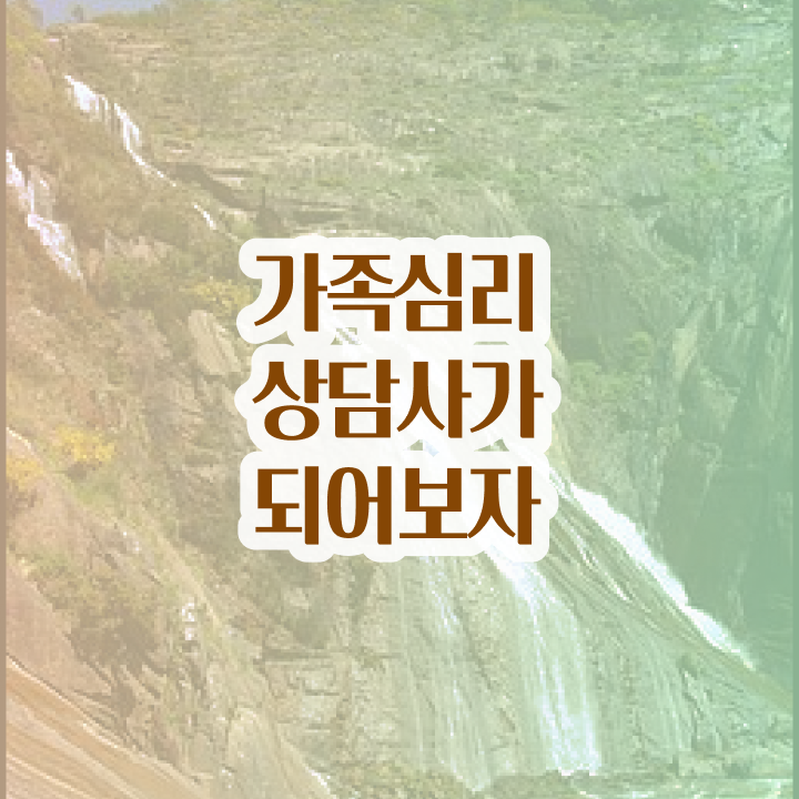  전략적 가족상담 , 가족심리상담사 자격증 비용없이 온라인으로 합격한 전략 , 취업 전망 전격분석
