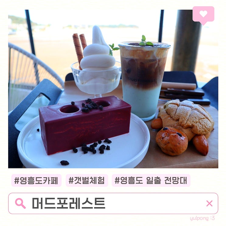  영흥도 카페 머드포레스트 아이와 갯벌체험