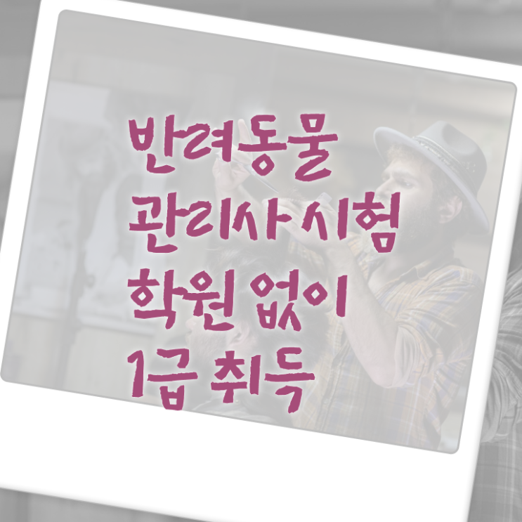  반려동물관리사 연봉 , 반려동물관리사 자격증 합격한 팁 알려드려요