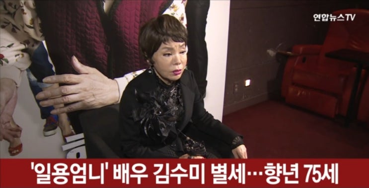 국민 배우 <b>김수미</b> 별세 향년... 빈소 <b>발인</b> 장지 유족 남편 아들... 