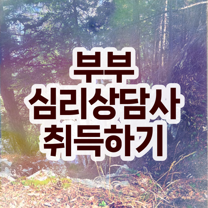  부부심리상담사1급자격증따기 , 부부심리상담사 자격증 취득한 정보 알아볼게요