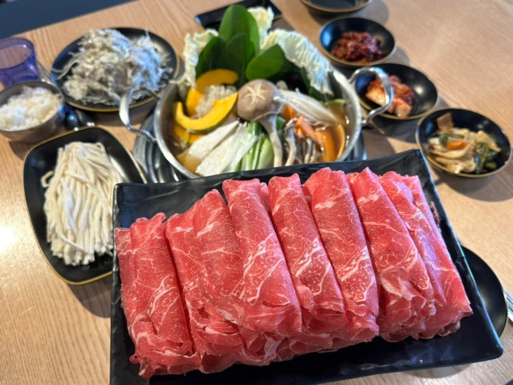  대구 서구 평리동 점심특선 한우샤브샤브 맛집 육봉달 대구평리점