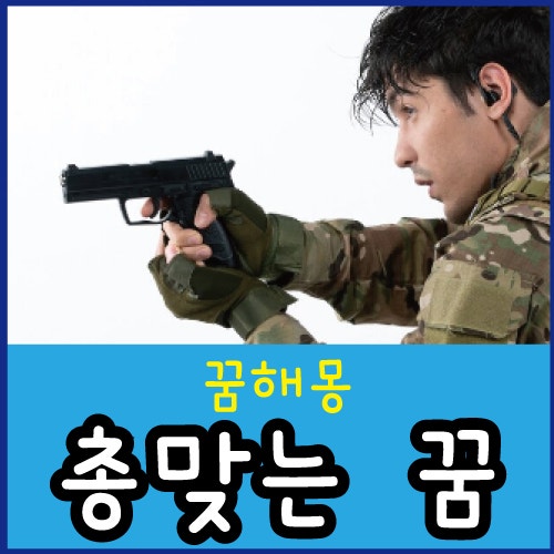 가슴에 총 맞는 꿈 머리에 총 맞는 목에 총 맞는 꿈 해몽