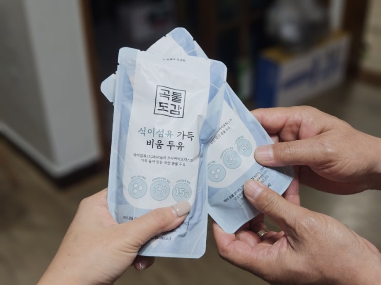  곡물도감 식이섬유 가득한 임산부두유 간식으로 챙겨주세요