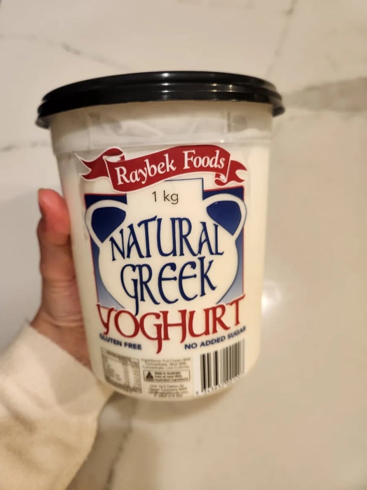  호주 Raybek foods 내추럴 그릭요거트