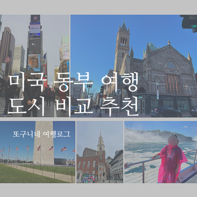  미국 동부 도시 여행지 비교! 투어 가볼만한곳 BSET