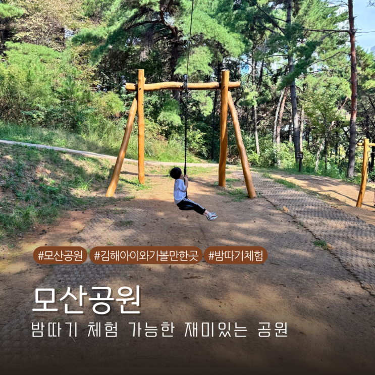  경남 김해 아이와 가볼 만한 곳 밤 따기 체험도 가능한 모산공원 방문기