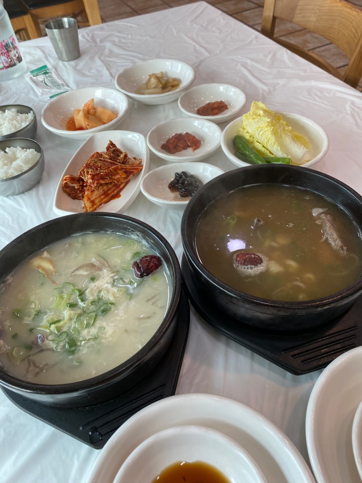  군산 영신옥 군산아침식사 여름 군산 삼계탕 맛집, 겨울 군산 몸보신 갈비탕 우족도가니탕