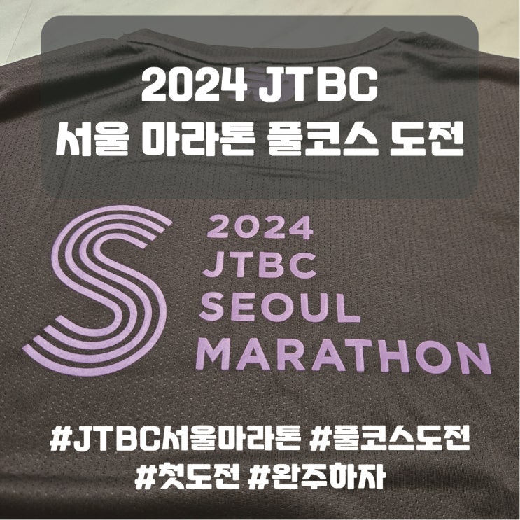  2024 JTBC 서울 마라톤 풀코스 도전, 목표는 완주, 코스 확인
