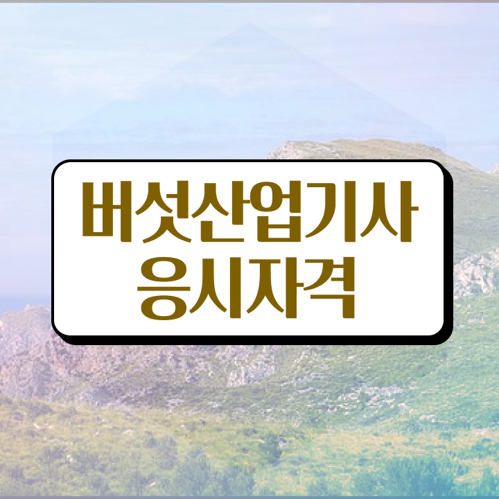  버섯산업기사 취득자격 온라인 과정으로 편하게 완료한 노하우