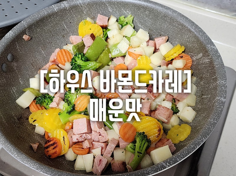 하우스 바몬드 카레 매운맛vs 오뚜기 카레 매운맛, 냉동 채소 엠보그 가든 믹스 솔직후기