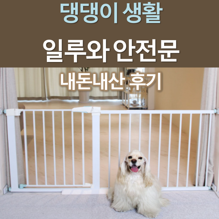  일루와 안전문 설치 사용 내돈내산 솔직 후기 (추천)