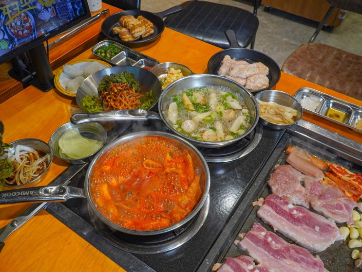  대구 막창 고기무한리필 복현동 포크팬 대구 뷔페 먹거리