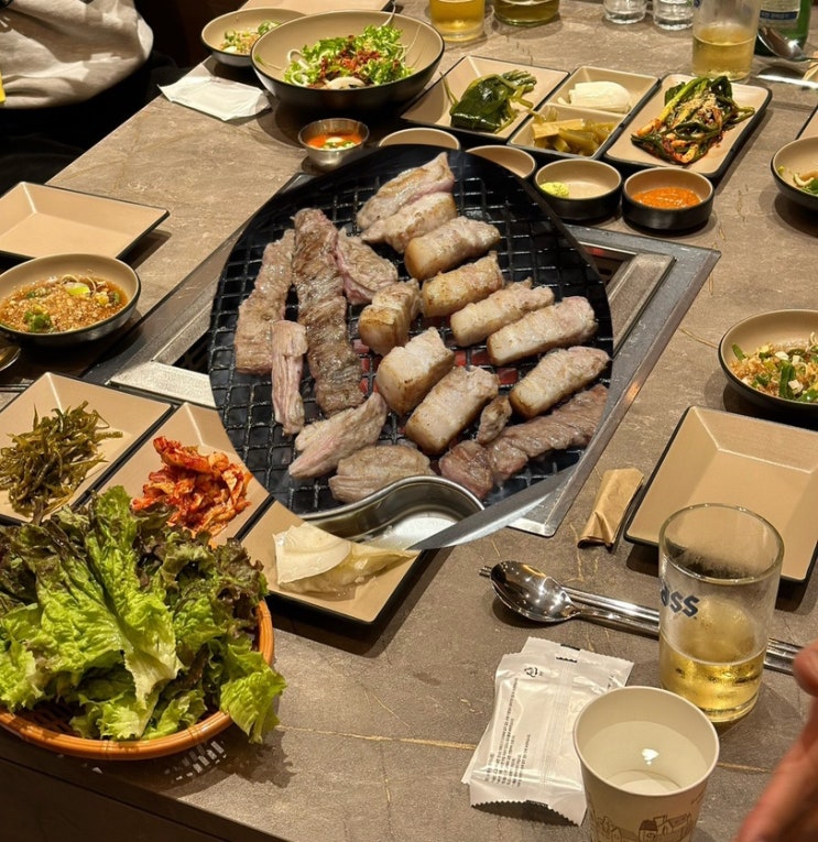  양양 낙산 고마블꽃삼겹살 맛집 2도에이징 낙산점