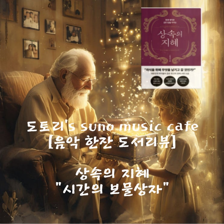 평생 쌓아온 공든 탑을 지키는 "상속의 지혜" 책의 진수를 노래에 담다: "시간의 보물상자" - 수노 Suno AI 음악생성 AI 가 빚어낸 소박한 도서 리뷰 음악
