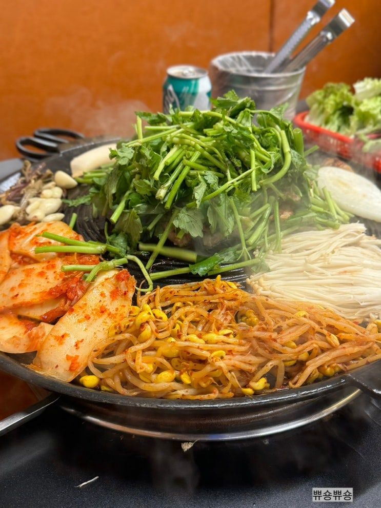  건대 삼겹살 맛집 자양동밥집 상구네 솥뚜껑 삼겹살
