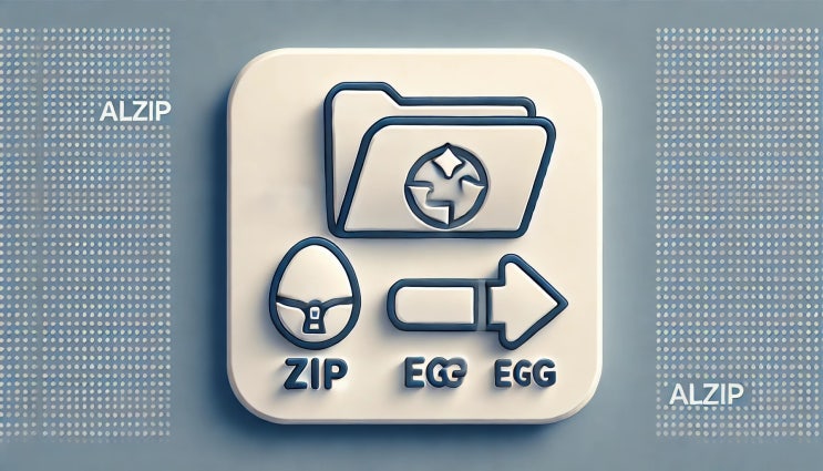  알집 무료 다운로드, EGG 압축과 풀기