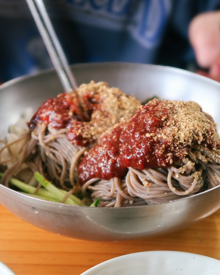  가평 청하가든 막국수 맛집 캠핑 후 만찬
