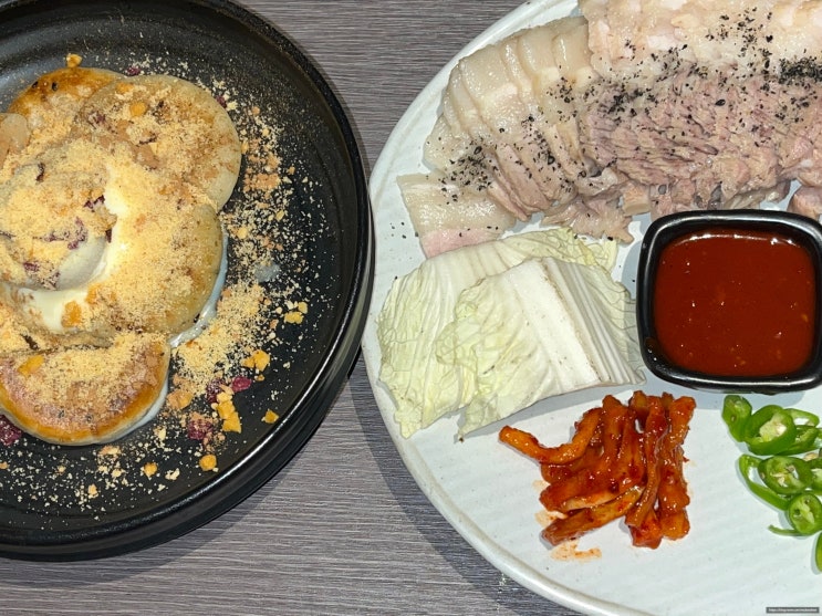 잠실데이트 방이동술집 리파인 한식주점 수육맛집