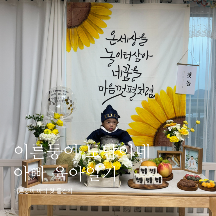 이른둥이 아이 첫 돌잔치 D+363 이른둥이 아이 첫 돌잔치 D+363