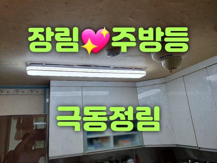  사하구 장림동 장림극동스타클래스 24평 3가구 주방등 60W 25W 욕실등 방습다운라이트 15W 복도등 20W 조명설치 LED교체 전등수리 조명가게 대광전기조명LED