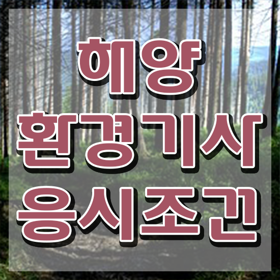 해양환경기사 필기 해양환경기사 응시자격 온라인 수업으로 간단하게 성공한 비법