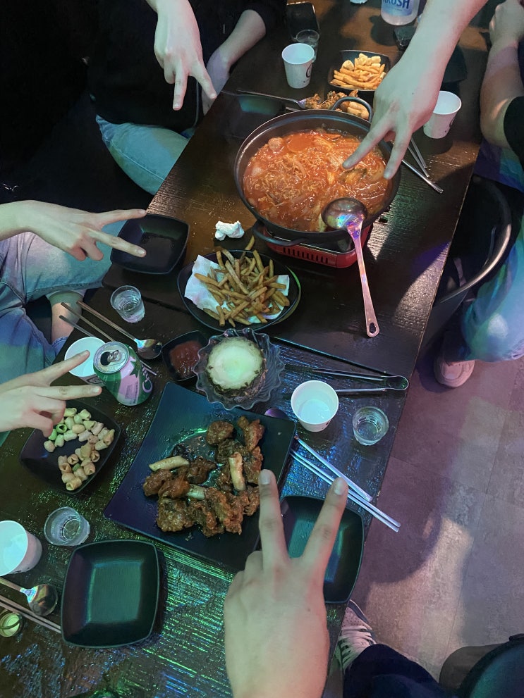  군산 먹새통 가성비최고 수송동술집 2차로 제격 조용한술집 파인애플샤벳 술집안주추천