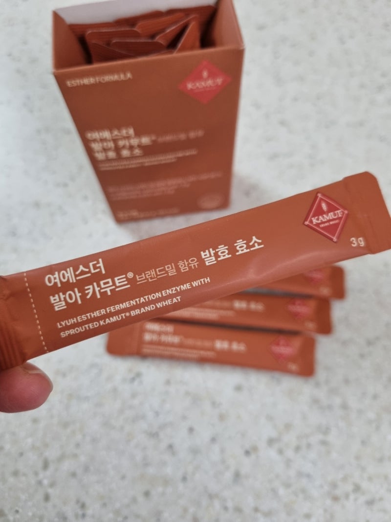 여에스더 발아 카무트 효소 먹어본 후기