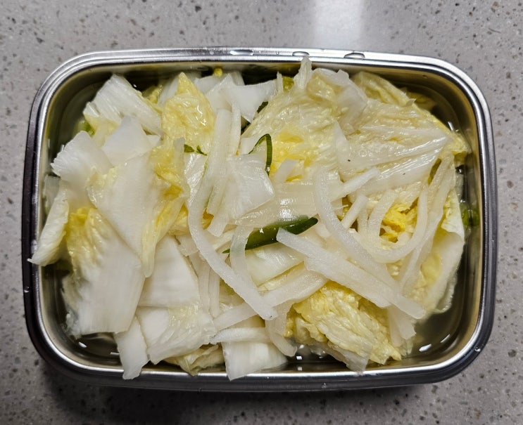 태초마을 외할미김치곳간 백김치 후기 태초마을 외할미김치곳간 백김치 후기