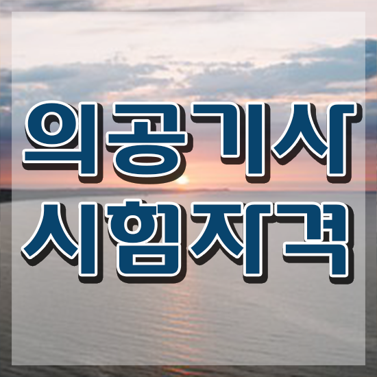 의공기사 하는일 의공기사 시험응시조건 온라인 수업으로 빠르게 성공한 방법