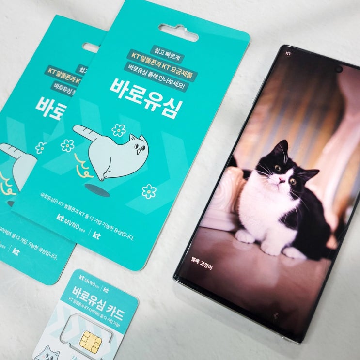  KT 바로 유심 선불폰 개통 방법