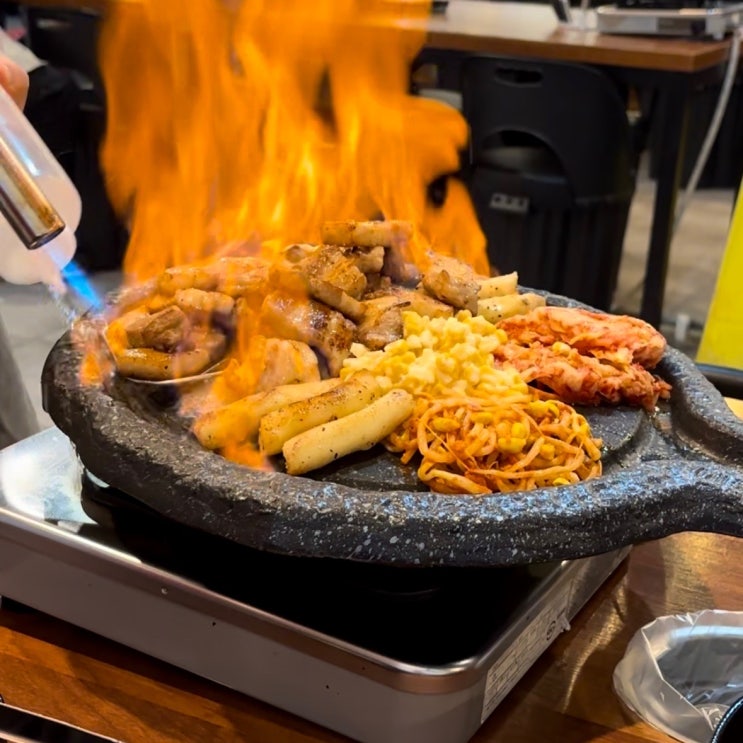  구월동 회식 맛집 가성비 좋은 수상한 삼겹살