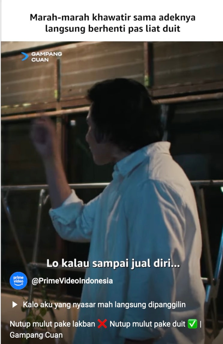  뉘앙스 인도네시아어 9. 'sampai beli diri' 딱그말은?