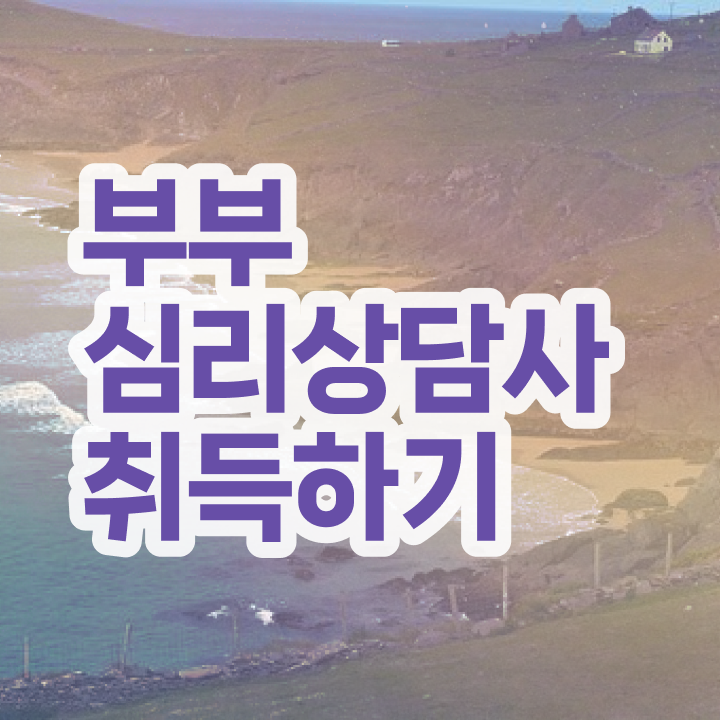  부부심리상담사1급 , 부부심리상담사 자격증 온라인으로 간단히 시험준비 정보 가득