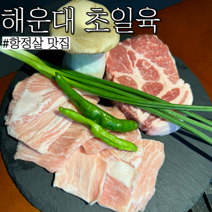  해운대 고기집: 개별 룸 완비있어 단체모임에도 좋은 프리미엄 한돈"초일육"