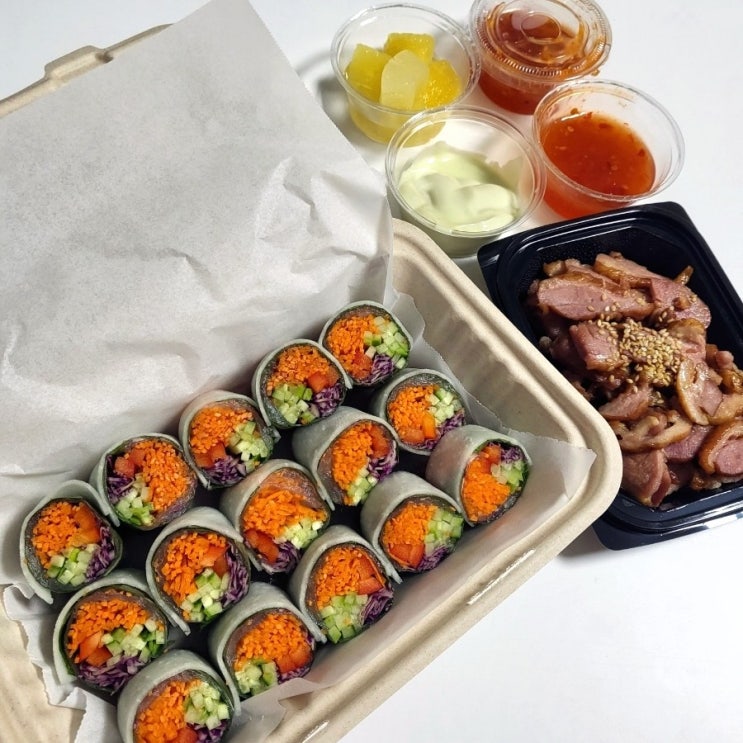  [창곡동 맛집] 다이어트 월남쌈 한입한쌈 위례점 포장 후기