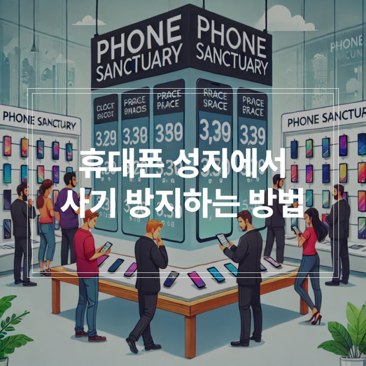  휴대폰 성지에서 사기 방지하는 방법: 안전하게 저렴한 스마트폰 구매하기