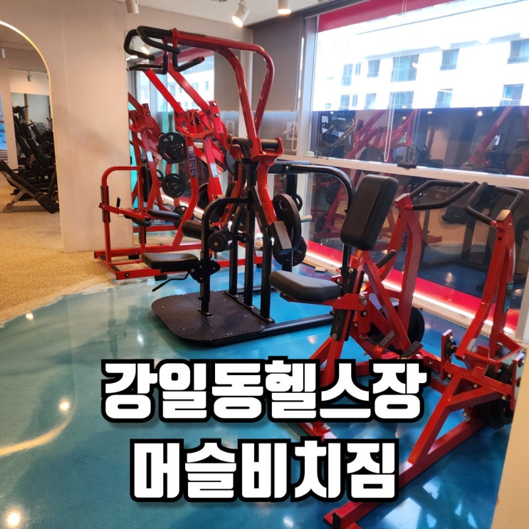  강일동헬스장 이번엔 바프 찍어봐요