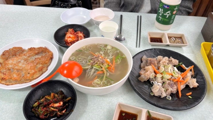  신용산 용리단길 맛집 정성손칼국수 풍자 또간집