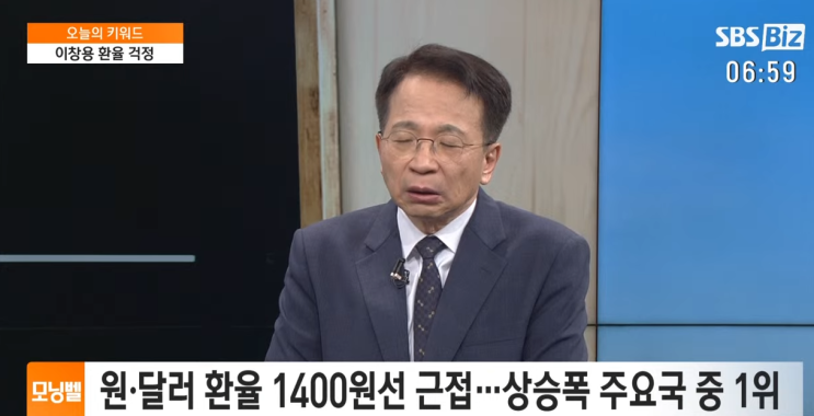  이창용 한은총재의 환율걱정? 달러환율 하락?