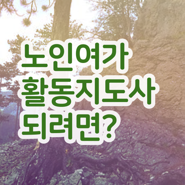  노인여가활동지도사 시험시간 , 한달 만에 노인여가활동지도사 취득한 방법