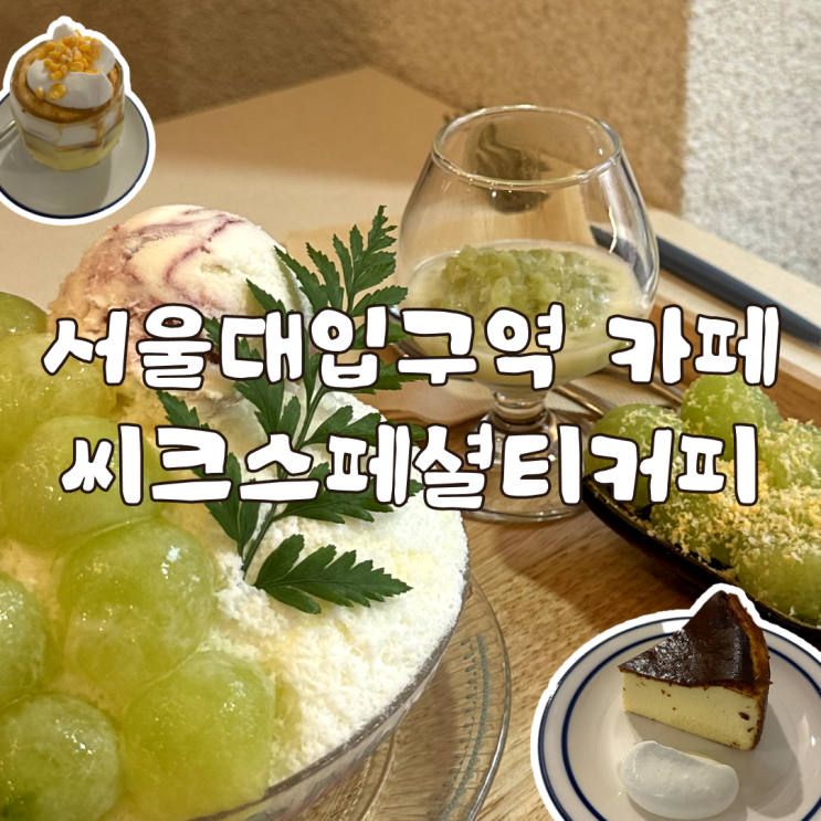  샤로수길 놀거리 서울대입구역 카페 씨크스페셜티커피