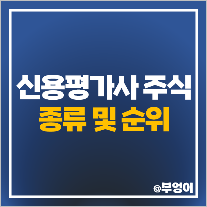 신용평가 관련주 신용평가사 순위 이크레더블 주가 NICE 평가정보 주식 신용평가 관련주 신용평가사 순위 이크레더블 주가 NICE 평가정보 주식